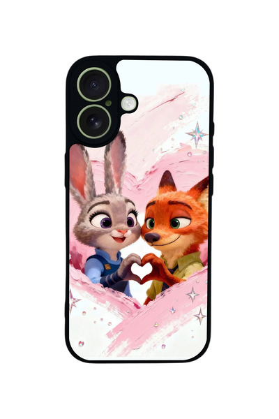 BGAKSESUAR iPhone 17 Uyumlu Zootropolis Tasarımlı Glossy Premium Kılıf