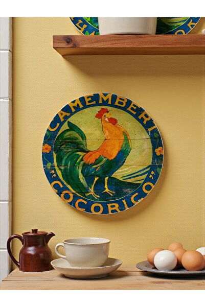 unique florya Διακοσμητικό τοίχου κουζίνας με θέμα το κόκορα και το κοτόπουλο...