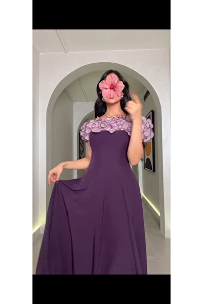 Genenic فستان لافندر فينيسيا".