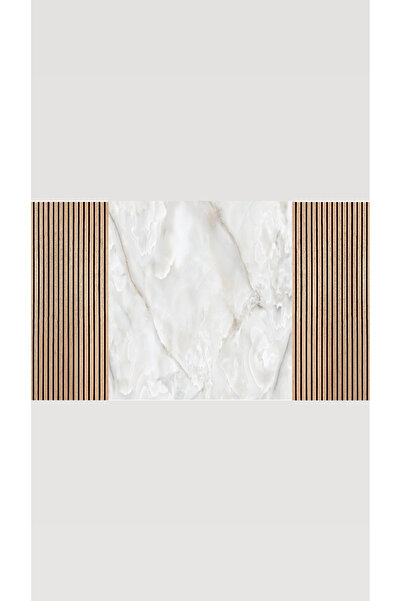 POSTER PLEKSİ GÖRÜNÜMLÜ LAMBİRİ ARASI TEK PARÇA DUVAR KAĞIDI ( 150 x 280 )