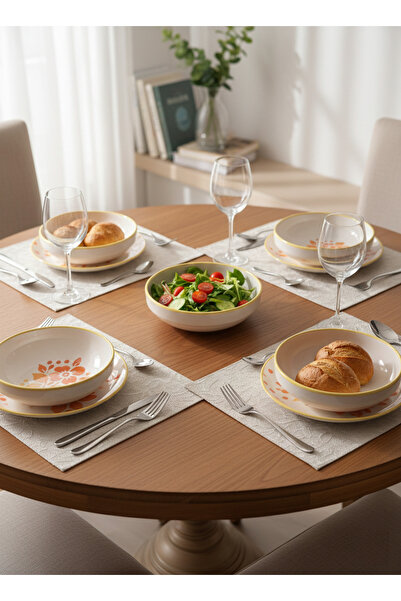 RGS HOMELİFE 6-Piece Soup, Salad, and Compote Bowl Set, Gift Salad Bowl Set w...