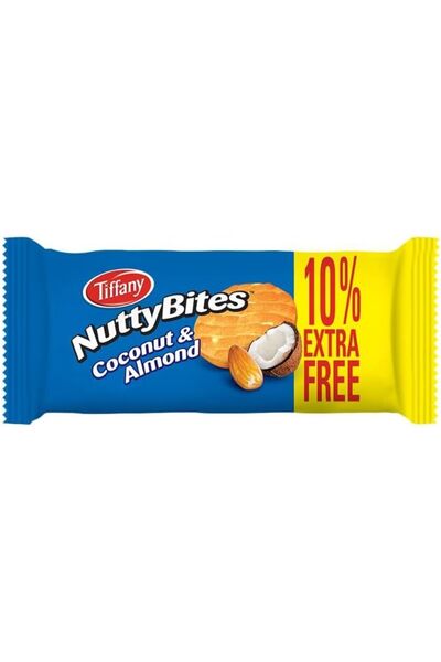 Tiffany NUTTYBITES COCNT&ALMND BISCUIT 10x72gm