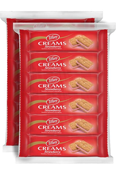 Tiffany CREAM BISCUIT STAWBERRY 12x80gm
