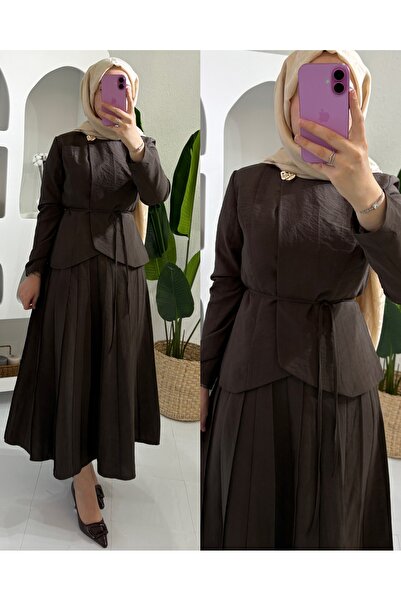 STİLSEN PREMİUM CUPRA CEKET ETEK TAKIM