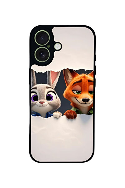 BGAKSESUAR iPhone 17 Uyumlu Zootropolis Tasarımlı Glossy Premium Kılıf