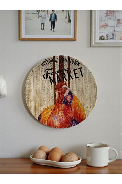 unique florya Διακοσμητικό τοίχου κουζίνας με θέμα το κόκορα και το κοτόπουλο...