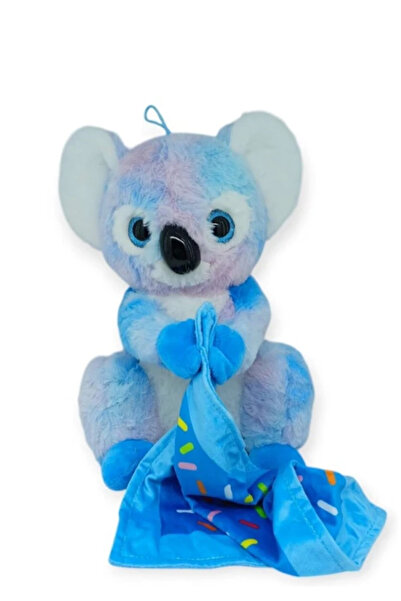 shop Peluş Battaniyeli Koala 30 cm - Mavi