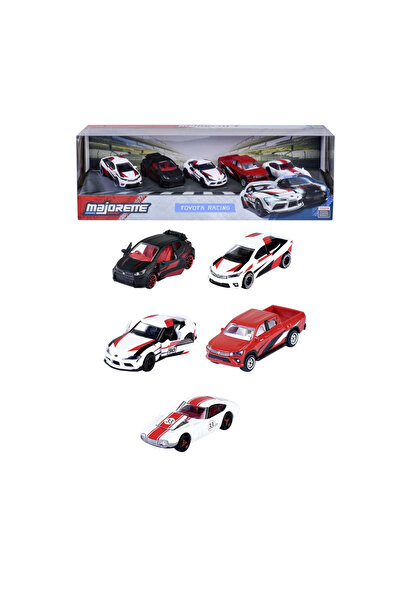 Majorette 5-Car Toyota Racing Set Scale 1:64