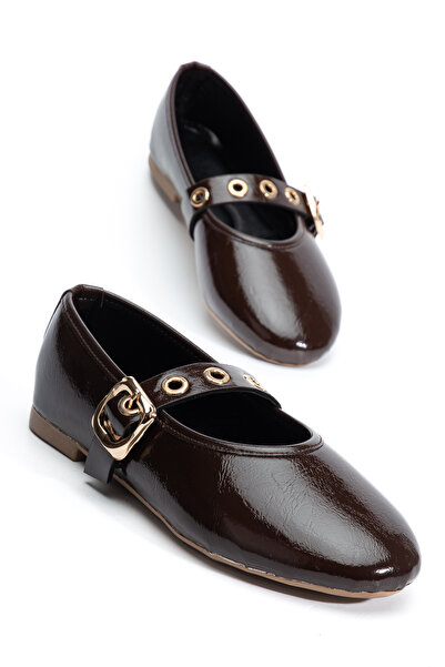 HCO Thin Sole Round Toe Buckle Detailed Orthopedic Sole Kadan Babet