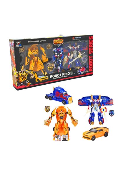 GALTOYS Robot King Dönüşen Robot Araba İkili 3+