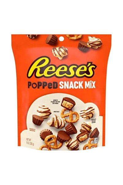 Reeses Reese's Popped Milk Chocolate Peanut Butter Snack Mix, Salty and Sweet...