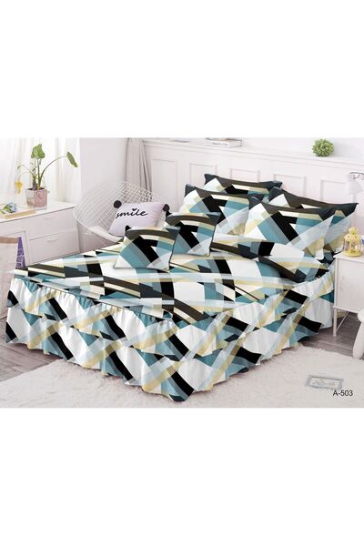 ANATOLIATEKSTILE Lenjerie de Pat Finet, 6 Piese| Set Complet Dormitor | Cearc...