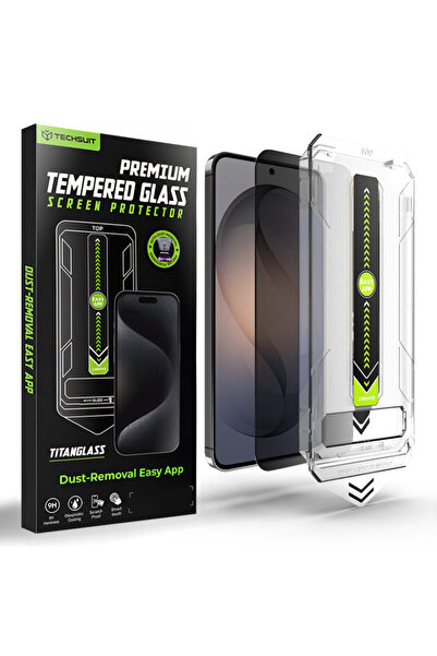 Techsuit Samsung Galaxy S26 Screen Protector, Fingerprint Unlock, TitanGlass ...