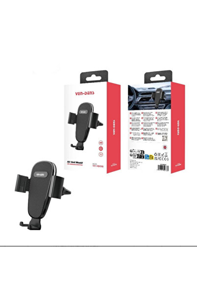 VEN-DENS حامل هاتف محمول يُثبّت على فتحة تهوية السيارة، مزود بمقبض قابل للتعد...