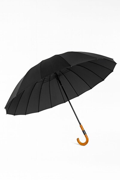 6zar Şemsiye Baston Tip 16 Tel Rüzgara Dayanıklı Protokol Şemsiyesi