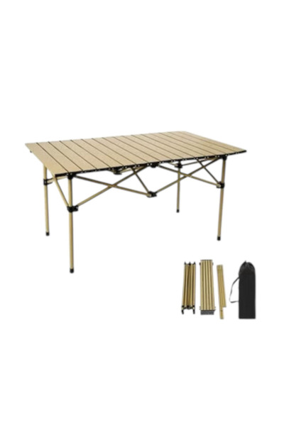 OKAE Foldable roll-up camping and picnic table with carrying Bag , lightweigh...