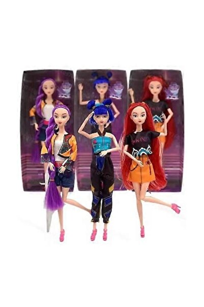 OEM Set of 3 K-POP Demon Hunter Girl Group Figurines, 11 inch, various colors