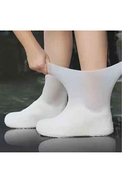 AyrStore Kaymaz Tabanlı Silikon Ayakkabı Yağmur Koruyucu Kılıf, Su Geçirmez, ...