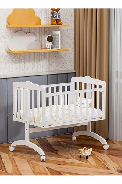 Fun Moment Multi-purpose wooden crib for children 93×50×85 cm