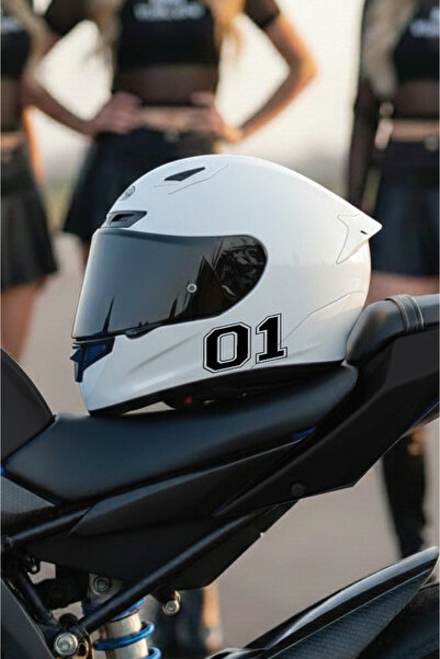 Yalıgraf Reklam Tabela Helmet Number Sticker - City License Plate Codes - Rac...
