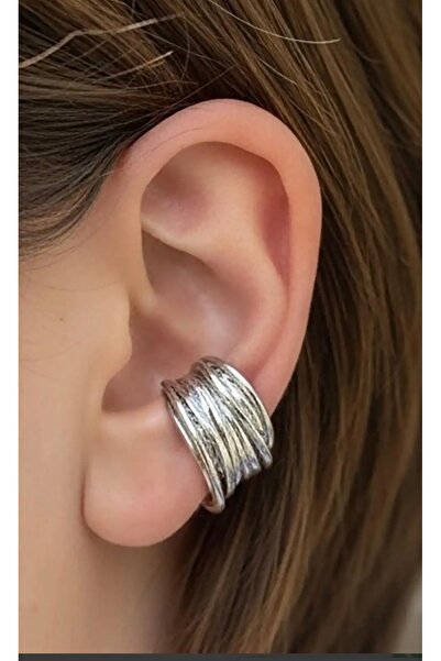 AychaAksesuar Çelik vip çoklu halkalı delik gerektirmez kıkırdak küpe earcuff
