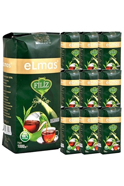 Elmas Çay Elmas Filiz Bergamotlu Siyah Çay 1000 g x 10 Bergamot Aromalı, Yoğu...