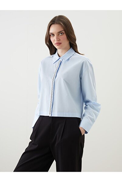 LC Waikiki Stoned Crop Women's Shirt