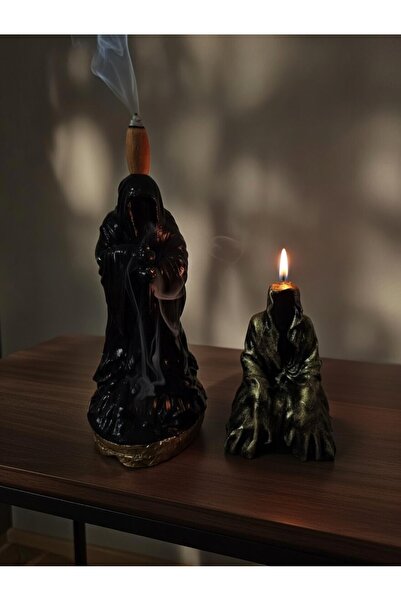 RivelCandle tütsülük ve mum 2 li set