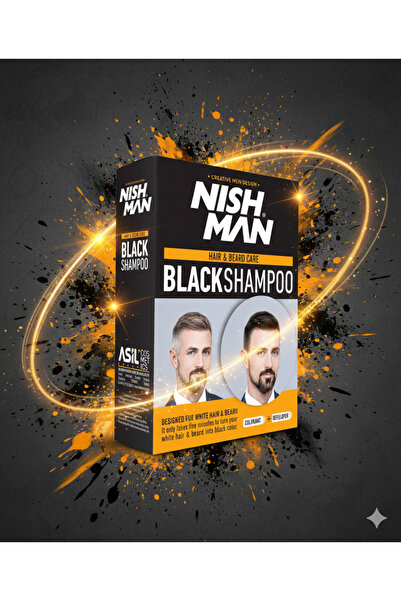 NISHMAN SİYAH SAÇ ŞAMPUANI 200 ML SET