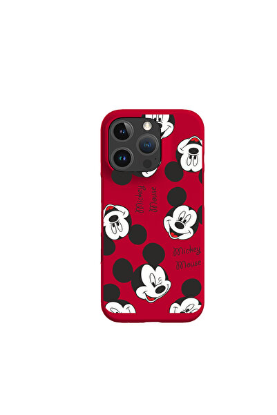 iPhone 16 Pro Max Compatible Mickey Mouse Premium Silicone Phone Case