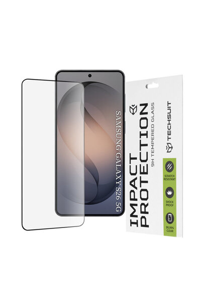 Techsuit Samsung Galaxy S26 111D Full Glue Full Cover Glass, Black