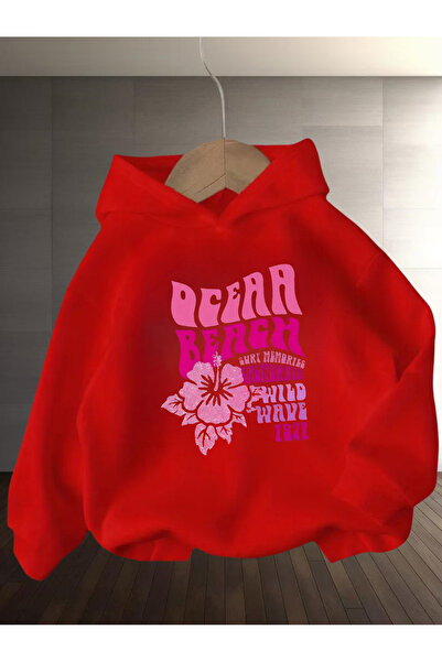 Rayan & Hoor Style Beach Printed Unisex Oversize/Casual Cut Basic Thick/Fleec...