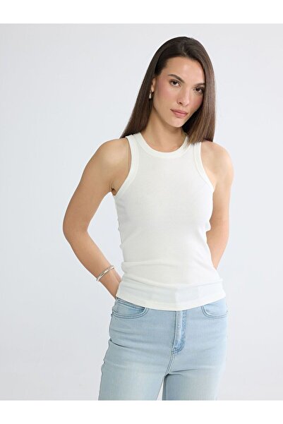 LC Waikiki Halter Collar Ribbed Women's Athlete