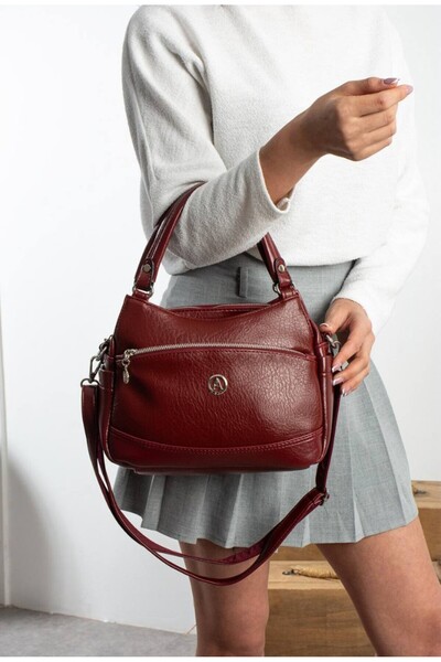 eflanmoda Geantă de mână și de umăr pentru femei, cu 5 compartimente, potrivi...