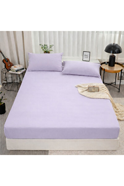 NazeninHome Double Bed Sheet Set Ranforce 100% Cotton |   Non-Elastic Flat Sh...