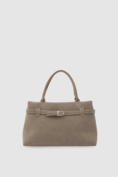 La La'Graccio Paris La'Graccio Paris Women's Mussel Suede Shoulder Bag