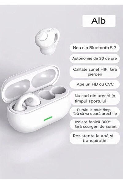 OEM 🎧 T75 Wireless Headphones – Clip-on Design, Bluetooth 5.3, Panoramic Sur...