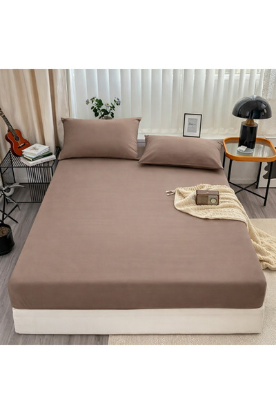 NazeninHome Double Bed Sheet Set Ranforce 100% Cotton |   Non-Elastic Flat Sh...