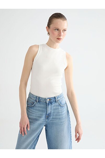 LC Waikiki Crew Neck Textured Women's Athlete