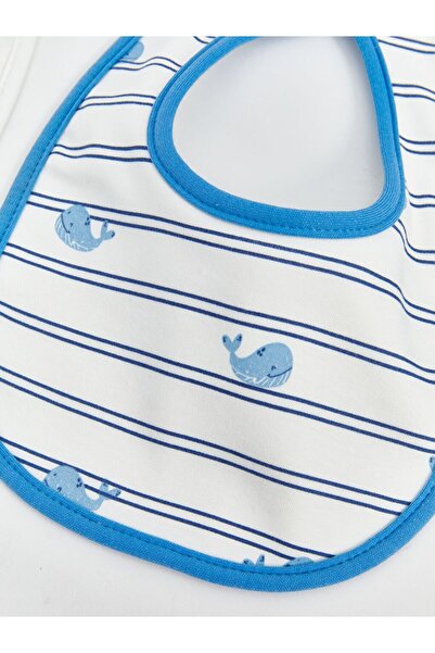 LC Waikiki Whale Printed Baby Boy Bib