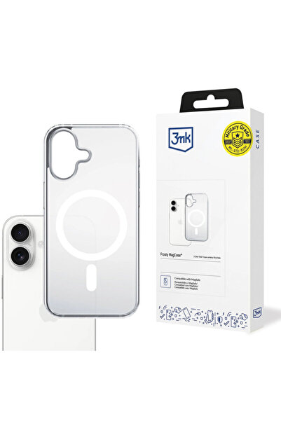 3MK Carcasă Premium Frosty pentru iPhone 17, albă