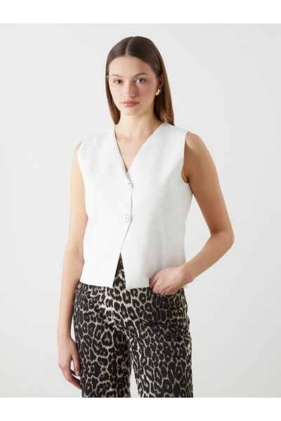 LC Waikiki V-Neck Women's Knitwear Vest