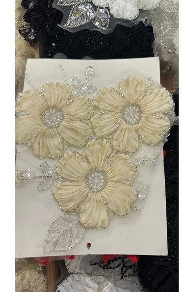 Hayalet kumaş Renkli 30 cm taşlı aplik