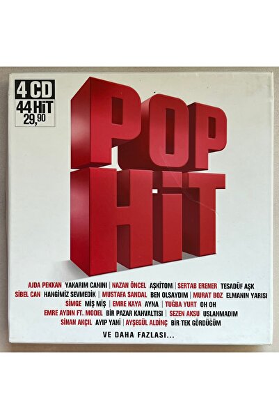 Dmc Müzik Pop Hit Cd 4 Cd 44 Songs Cd Set