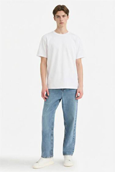 DeFacto Baggy Fit Açık Mavi Erkek Jean Pantolon E8421AX/NM39