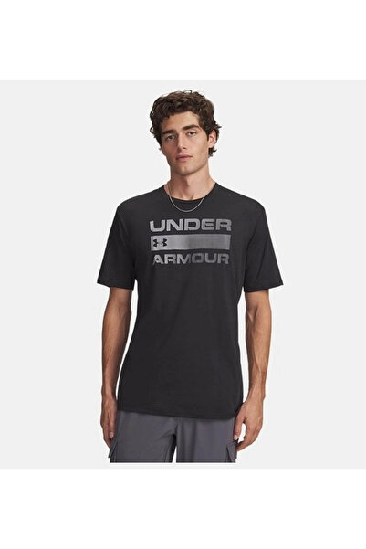 Under Armour تي شيرت رجالي أسود من Team Issue Wordmark 1329582-001