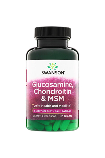Glucosamine, Chondroitin & MSM – 120 Tablet (Highest Strength)