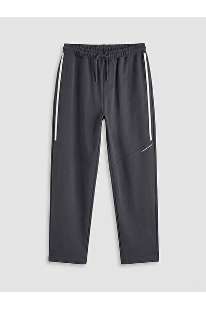 LC Waikiki Anthracite Comfortable Fit Printed Men's Sweatpants from Güli̇s Gi...