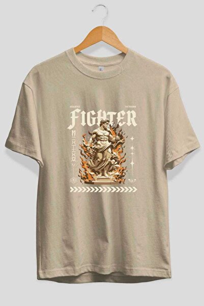 Ankhises تي شيرت فايتر بيج كبير الحجم مطبوع من الأمام للرجال والنساء، تي شيرت...