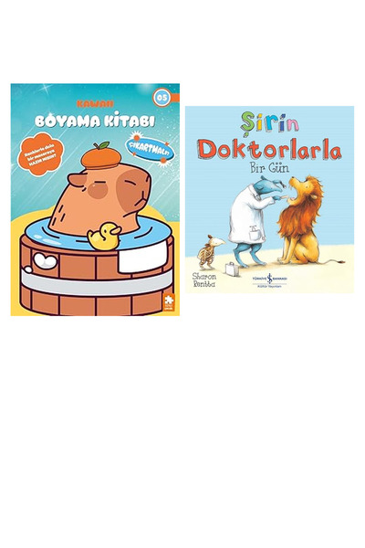 TÜRKİYE İŞ BANKASI KÜLTÜR YAYINLARI Kawaii Boyama Kitabı - 5... +1 Çocuk Kitabı